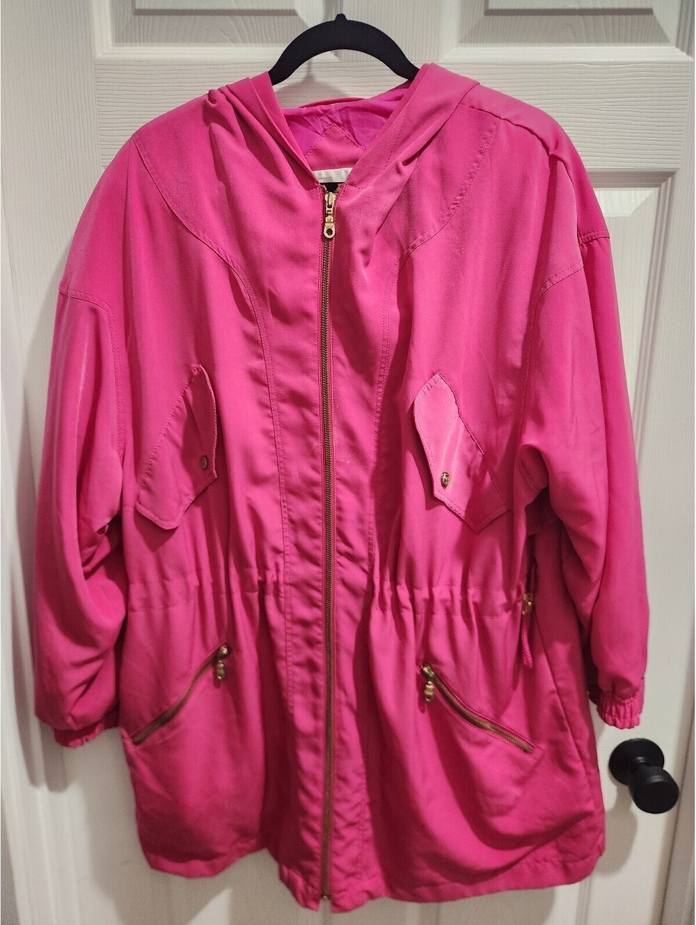 Mulberry Street Pink Hooded Jacket XL
